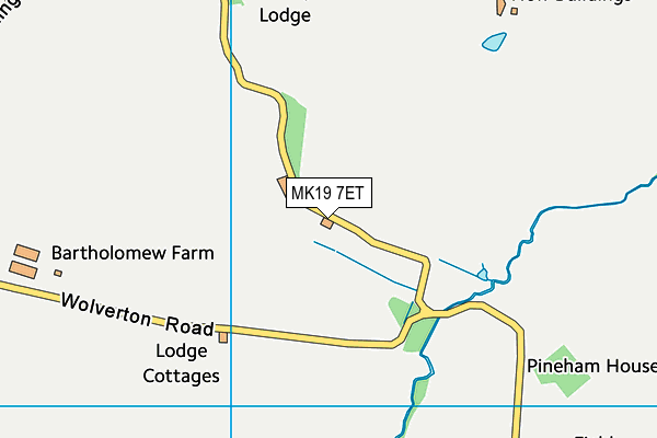 MK19 7ET map - OS VectorMap District (Ordnance Survey) MK19 7ET map - OS VectorMap District (Ordnance Survey)