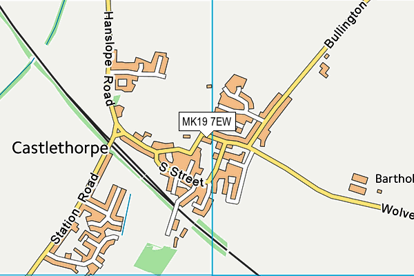 MK19 7EW map - OS VectorMap District (Ordnance Survey) MK19 7EW map - OS VectorMap District (Ordnance Survey)