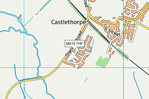 MK19 7HF map - OS VectorMap District (Ordnance Survey) MK19 7HF map - OS VectorMap District (Ordnance Survey)