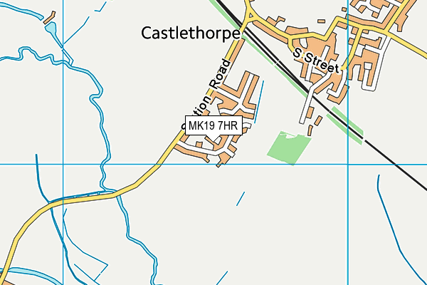 MK19 7HR map - OS VectorMap District (Ordnance Survey) MK19 7HR map - OS VectorMap District (Ordnance Survey)