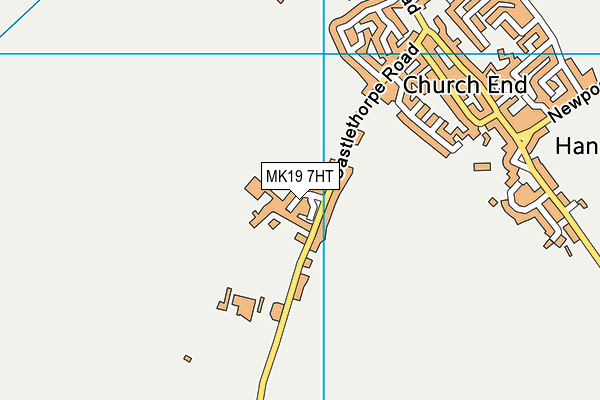 MK19 7HT map - OS VectorMap District (Ordnance Survey) MK19 7HT map - OS VectorMap District (Ordnance Survey)