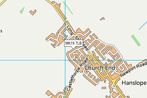 MK19 7LB map - OS VectorMap District (Ordnance Survey) MK19 7LB map - OS VectorMap District (Ordnance Survey)