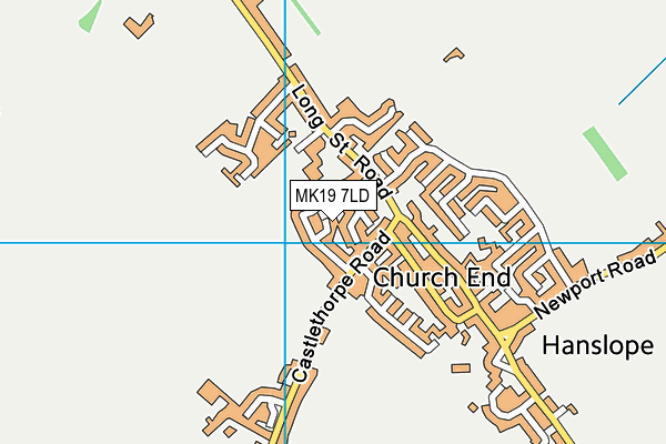 MK19 7LD map - OS VectorMap District (Ordnance Survey) MK19 7LD map - OS VectorMap District (Ordnance Survey)