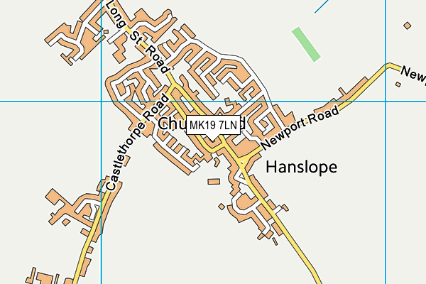 MK19 7LN map - OS VectorMap District (Ordnance Survey) MK19 7LN map - OS VectorMap District (Ordnance Survey)