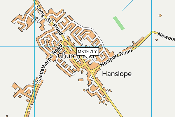 MK19 7LY map - OS VectorMap District (Ordnance Survey) MK19 7LY map - OS VectorMap District (Ordnance Survey)