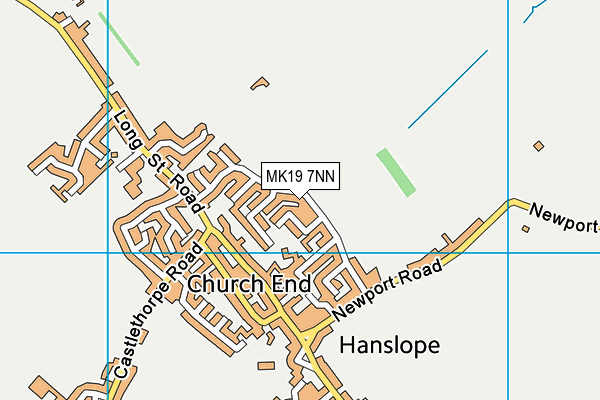 MK19 7NN map - OS VectorMap District (Ordnance Survey) MK19 7NN map - OS VectorMap District (Ordnance Survey)