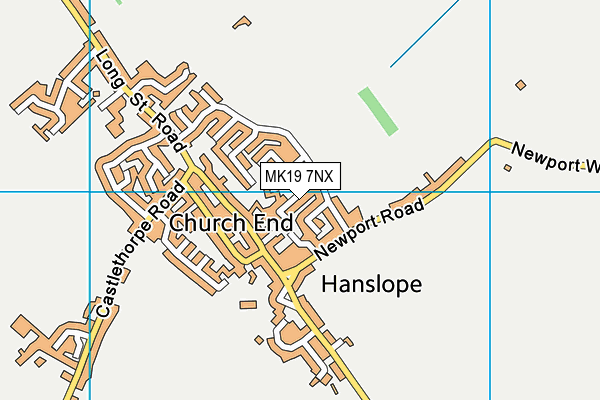 MK19 7NX map - OS VectorMap District (Ordnance Survey) MK19 7NX map - OS VectorMap District (Ordnance Survey)