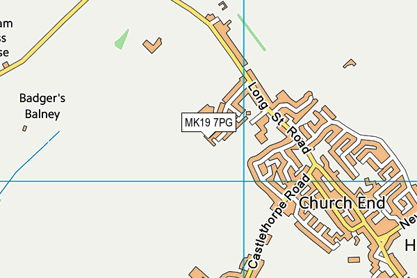 MK19 7PG map - OS VectorMap District (Ordnance Survey) MK19 7PG map - OS VectorMap District (Ordnance Survey)