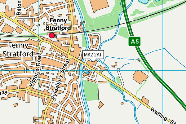 MK2 2AT map - OS VectorMap District (Ordnance Survey) MK2 2AT map - OS VectorMap District (Ordnance Survey)
