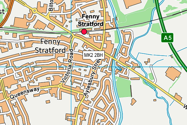 MK2 2BH map - OS VectorMap District (Ordnance Survey) MK2 2BH map - OS VectorMap District (Ordnance Survey)