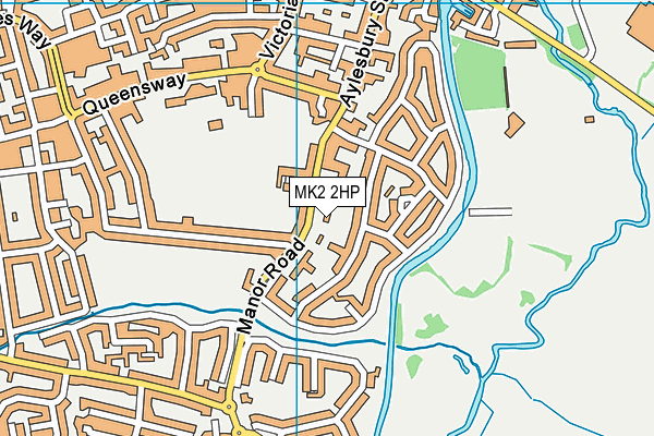 MK2 2HP map - OS VectorMap District (Ordnance Survey) MK2 2HP map - OS VectorMap District (Ordnance Survey)