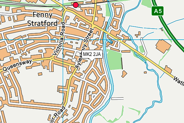 MK2 2JA map - OS VectorMap District (Ordnance Survey) MK2 2JA map - OS VectorMap District (Ordnance Survey)