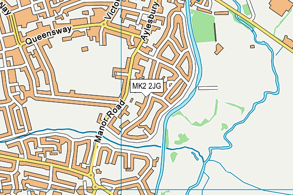 MK2 2JG map - OS VectorMap District (Ordnance Survey) MK2 2JG map - OS VectorMap District (Ordnance Survey)