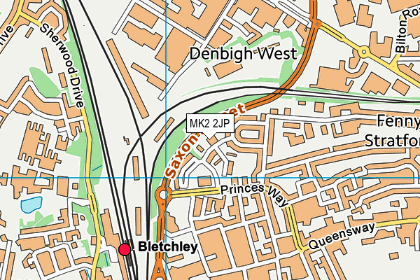MK2 2JP map - OS VectorMap District (Ordnance Survey) MK2 2JP map - OS VectorMap District (Ordnance Survey)
