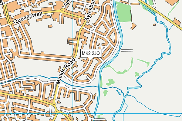 MK2 2JQ map - OS VectorMap District (Ordnance Survey) MK2 2JQ map - OS VectorMap District (Ordnance Survey)