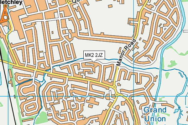 MK2 2JZ map - OS VectorMap District (Ordnance Survey) MK2 2JZ map - OS VectorMap District (Ordnance Survey)