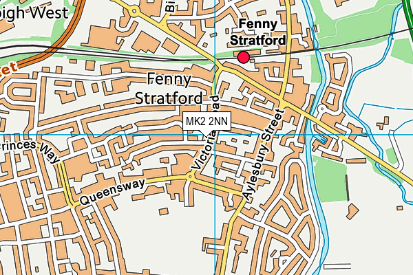 MK2 2NN map - OS VectorMap District (Ordnance Survey)