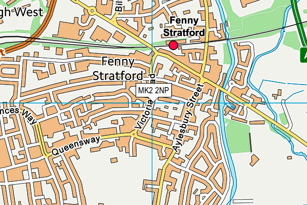 MK2 2NP map - OS VectorMap District (Ordnance Survey) MK2 2NP map - OS VectorMap District (Ordnance Survey)