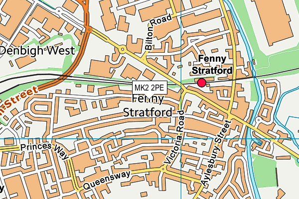 MK2 2PE map - OS VectorMap District (Ordnance Survey) MK2 2PE map - OS VectorMap District (Ordnance Survey)