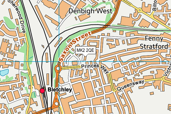 MK2 2QE map - OS VectorMap District (Ordnance Survey) MK2 2QE map - OS VectorMap District (Ordnance Survey)