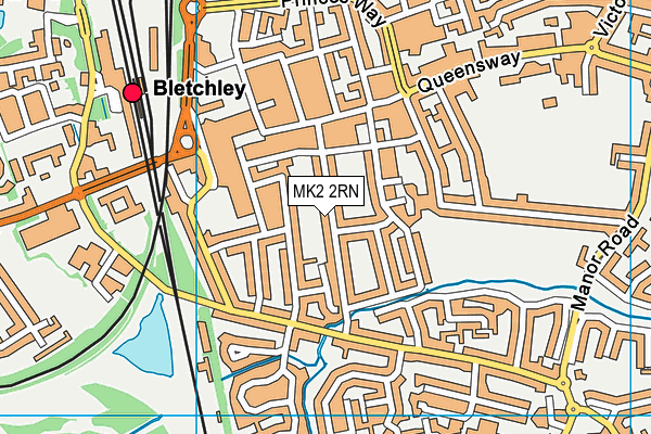 MK2 2RN map - OS VectorMap District (Ordnance Survey) MK2 2RN map - OS VectorMap District (Ordnance Survey)