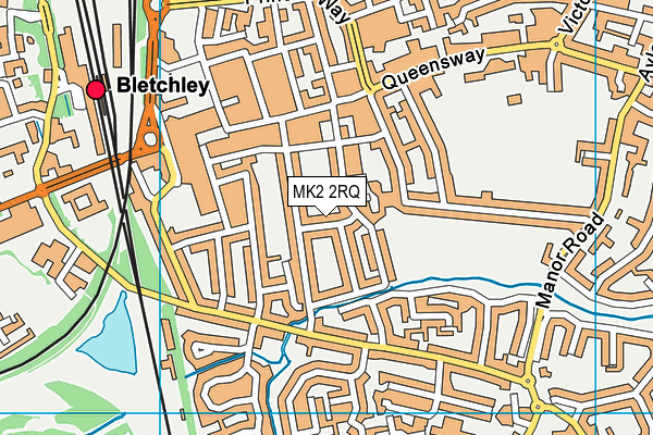 MK2 2RQ map - OS VectorMap District (Ordnance Survey) MK2 2RQ map - OS VectorMap District (Ordnance Survey)