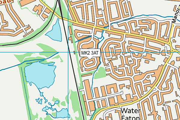 MK2 3AT map - OS VectorMap District (Ordnance Survey) MK2 3AT map - OS VectorMap District (Ordnance Survey)