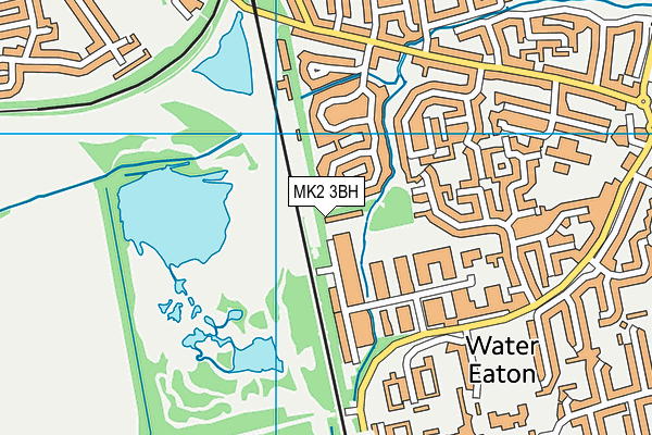 MK2 3BH map - OS VectorMap District (Ordnance Survey) MK2 3BH map - OS VectorMap District (Ordnance Survey)