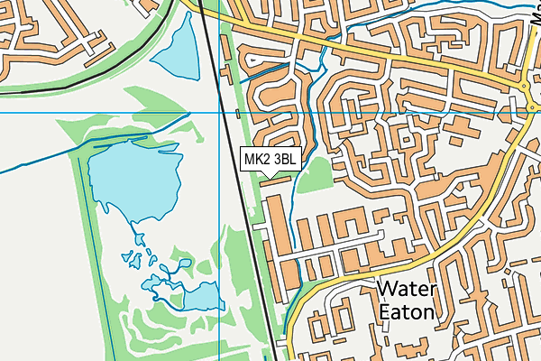 MK2 3BL map - OS VectorMap District (Ordnance Survey) MK2 3BL map - OS VectorMap District (Ordnance Survey)