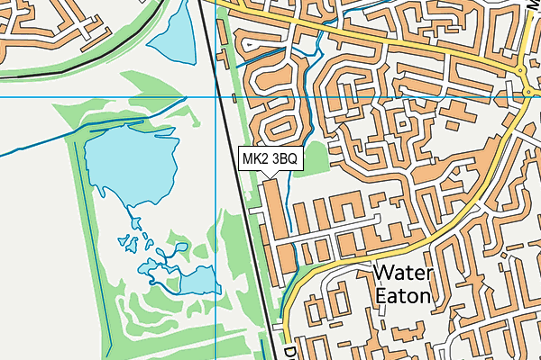 MK2 3BQ map - OS VectorMap District (Ordnance Survey) MK2 3BQ map - OS VectorMap District (Ordnance Survey)
