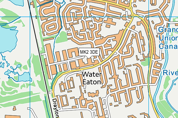 MK2 3DE map - OS VectorMap District (Ordnance Survey) MK2 3DE map - OS VectorMap District (Ordnance Survey)