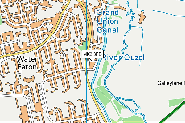 MK2 3FD map - OS VectorMap District (Ordnance Survey) MK2 3FD map - OS VectorMap District (Ordnance Survey)