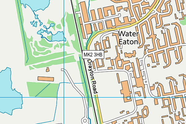 MK2 3HB map - OS VectorMap District (Ordnance Survey) MK2 3HB map - OS VectorMap District (Ordnance Survey)