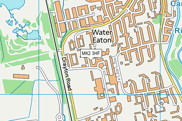 MK2 3HF map - OS VectorMap District (Ordnance Survey) MK2 3HF map - OS VectorMap District (Ordnance Survey)