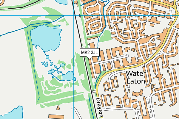MK2 3JL map - OS VectorMap District (Ordnance Survey) MK2 3JL map - OS VectorMap District (Ordnance Survey)
