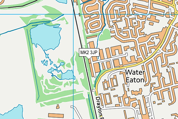 MK2 3JP map - OS VectorMap District (Ordnance Survey) MK2 3JP map - OS VectorMap District (Ordnance Survey)