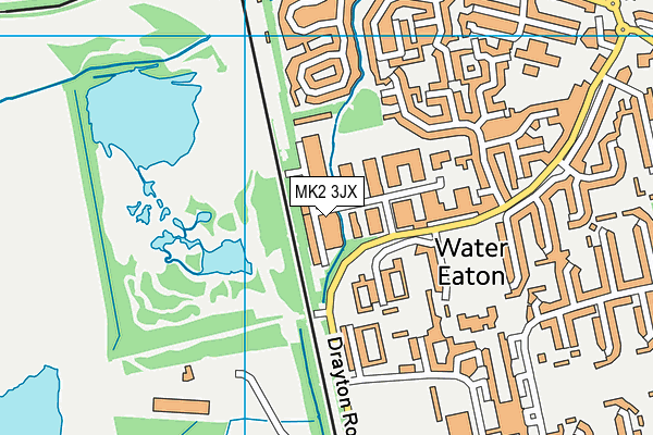 MK2 3JX map - OS VectorMap District (Ordnance Survey) MK2 3JX map - OS VectorMap District (Ordnance Survey)