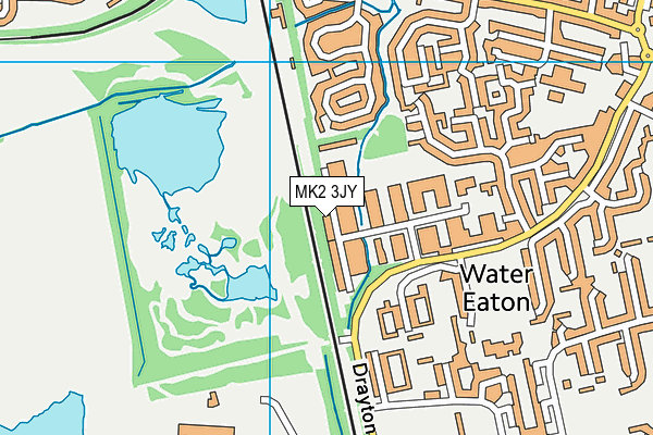 MK2 3JY map - OS VectorMap District (Ordnance Survey) MK2 3JY map - OS VectorMap District (Ordnance Survey)