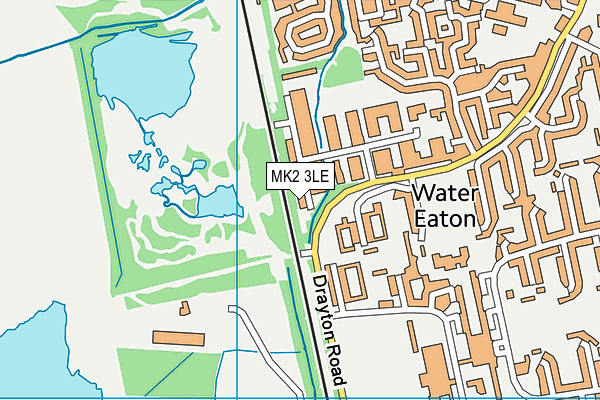 MK2 3LE map - OS VectorMap District (Ordnance Survey) MK2 3LE map - OS VectorMap District (Ordnance Survey)