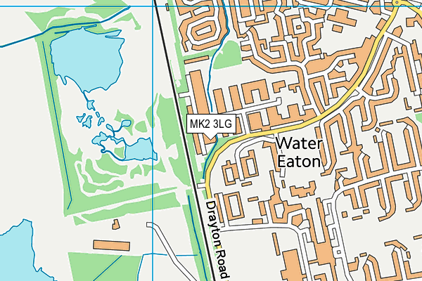 MK2 3LG map - OS VectorMap District (Ordnance Survey) MK2 3LG map - OS VectorMap District (Ordnance Survey)