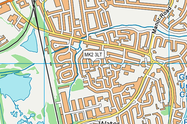 MK2 3LT map - OS VectorMap District (Ordnance Survey) MK2 3LT map - OS VectorMap District (Ordnance Survey)