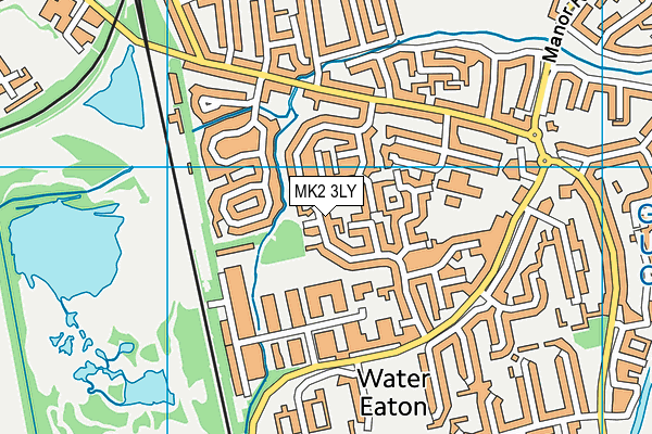 MK2 3LY map - OS VectorMap District (Ordnance Survey) MK2 3LY map - OS VectorMap District (Ordnance Survey)