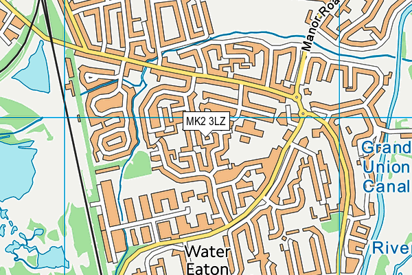 MK2 3LZ map - OS VectorMap District (Ordnance Survey) MK2 3LZ map - OS VectorMap District (Ordnance Survey)