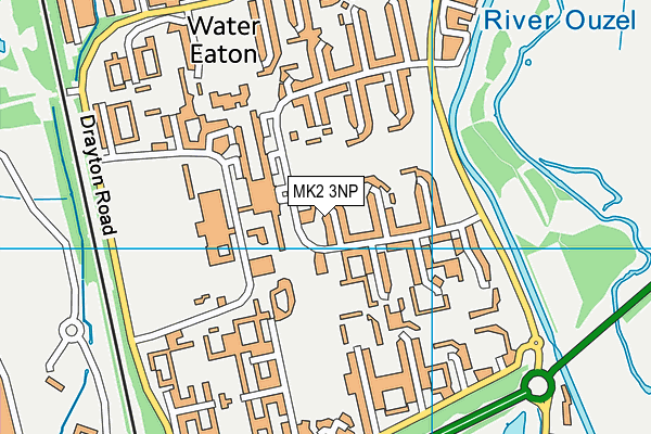 MK2 3NP map - OS VectorMap District (Ordnance Survey) MK2 3NP map - OS VectorMap District (Ordnance Survey)