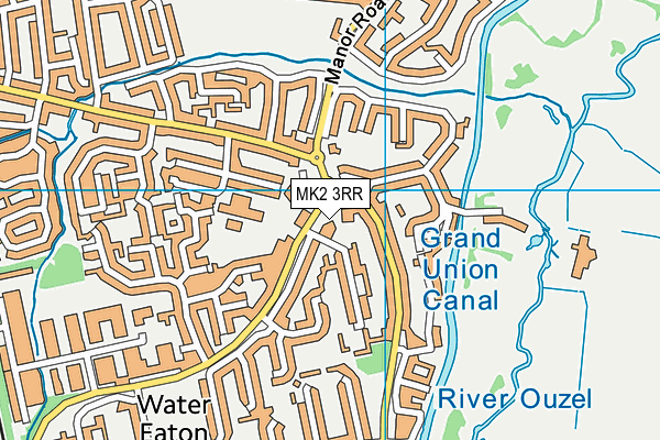 MK2 3RR map - OS VectorMap District (Ordnance Survey) MK2 3RR map - OS VectorMap District (Ordnance Survey)