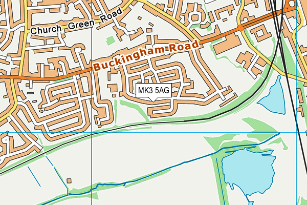 MK3 5AG map - OS VectorMap District (Ordnance Survey) MK3 5AG map - OS VectorMap District (Ordnance Survey)