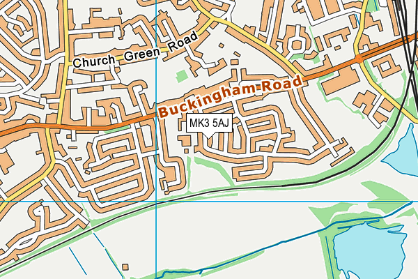 MK3 5AJ map - OS VectorMap District (Ordnance Survey) MK3 5AJ map - OS VectorMap District (Ordnance Survey)