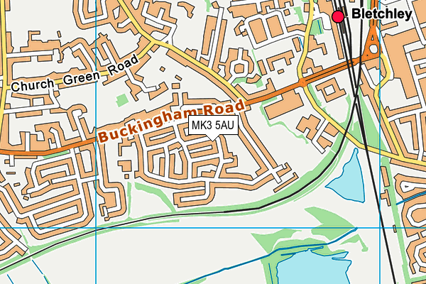 MK3 5AU map - OS VectorMap District (Ordnance Survey) MK3 5AU map - OS VectorMap District (Ordnance Survey)