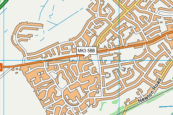 MK3 5BB map - OS VectorMap District (Ordnance Survey) MK3 5BB map - OS VectorMap District (Ordnance Survey)