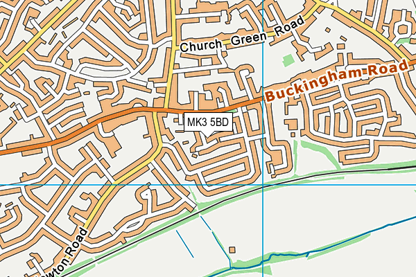 MK3 5BD map - OS VectorMap District (Ordnance Survey) MK3 5BD map - OS VectorMap District (Ordnance Survey)